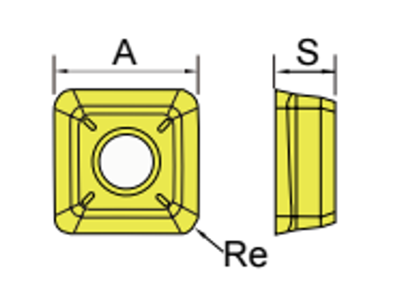 SOMT Indexable Milling Insert