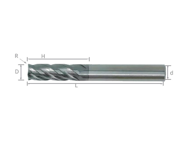 Concox WLCV Corner-Radius End Mill