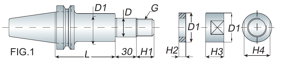 SCA Side Cutter Holder BT FIG.1