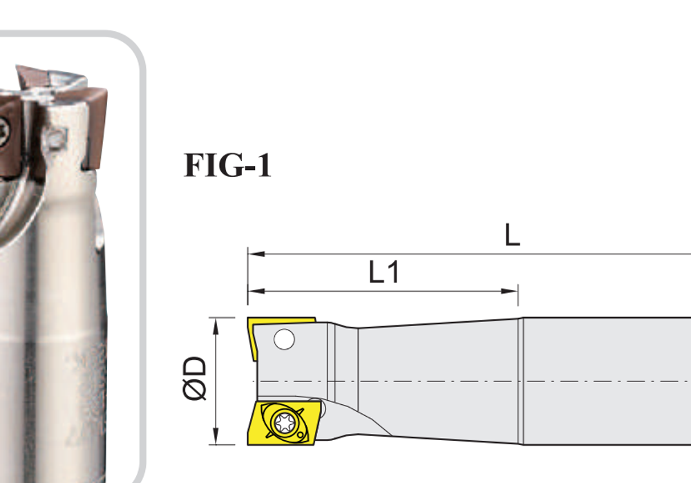 Shangin ASM Shoulder Mill (Holder) feature diagram