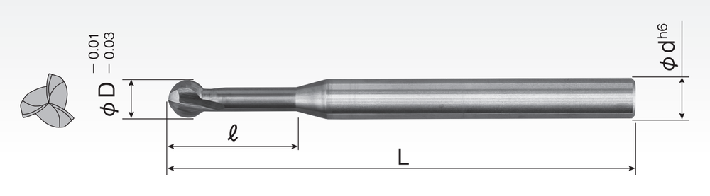 Spherical (Q) Chamfer Cutters QCS3A
