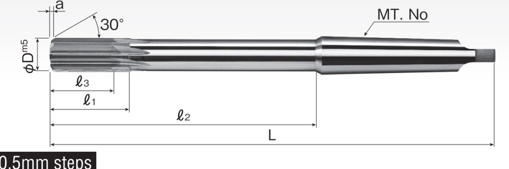 Carbide Chucking Reamers BCCRT