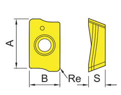 R390 Indexable Milling Insert