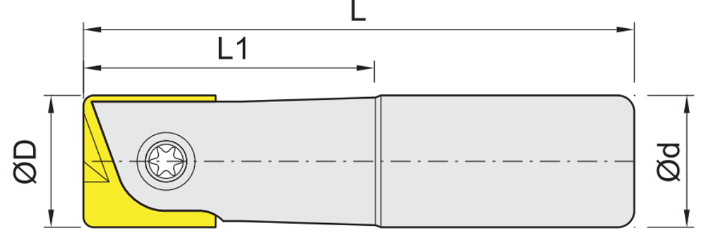 Shangin GWV Radius Precision Cutter (Holder) Shank type