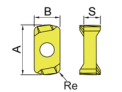LOGU Indexable Milling Insert