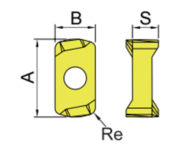 LOGU Indexable Milling Insert
