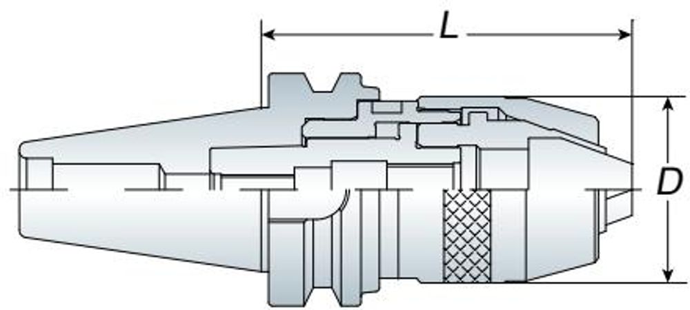 Annway APU Drill Chuck Holder dimension diagram