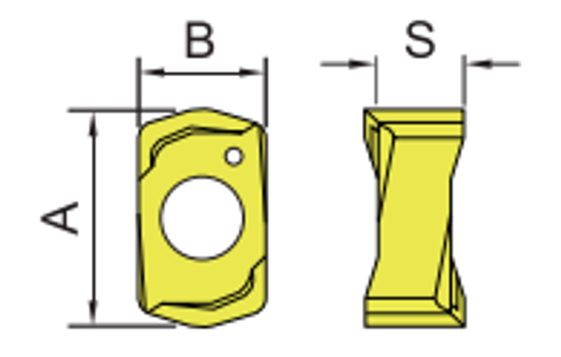 BNGX Indexable Milling Insert