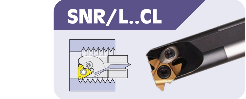 Shangin Indexable Threading Holders — Internal (SNR/L)