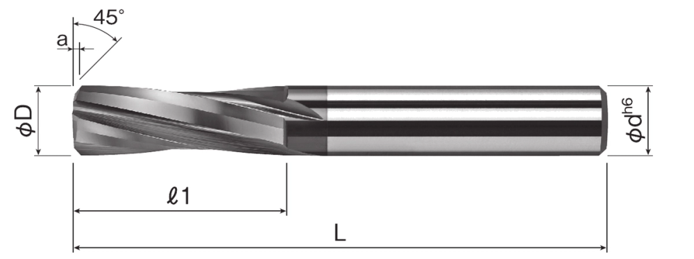 Carbide Reamers for Hard Materials CKRSH
