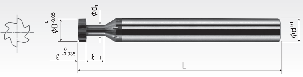 Carbide Key-seat Cutters SKSCA