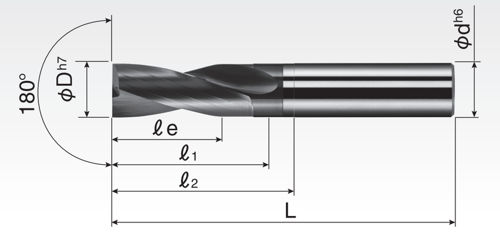 Carbide Short Flat Drills SDFAS