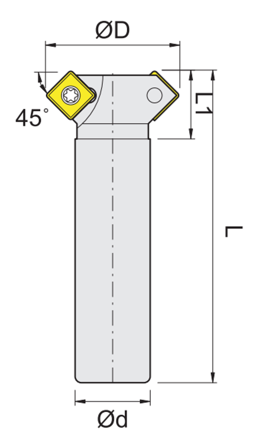 Shangin VMSP Chamfer Mill (Holder) feature diagram