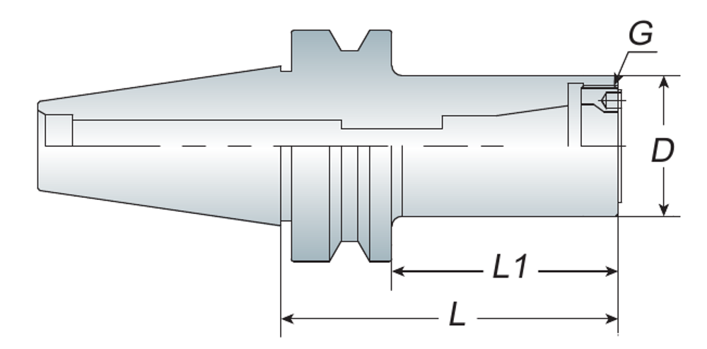 ERA High Speed Collet Chuck reference diagram