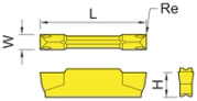 MGMN Grooving Insert