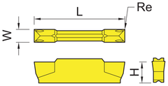 MGMN Grooving Insert
