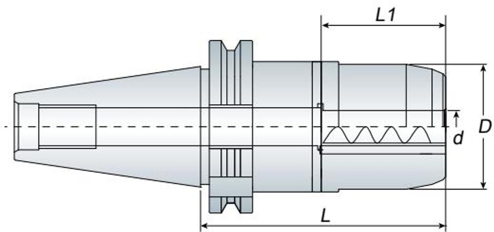 Annway AMG Double Power Chuck BT dimensions