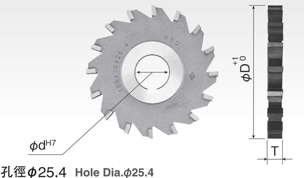 Brazed Side Milling Cutters BSCG