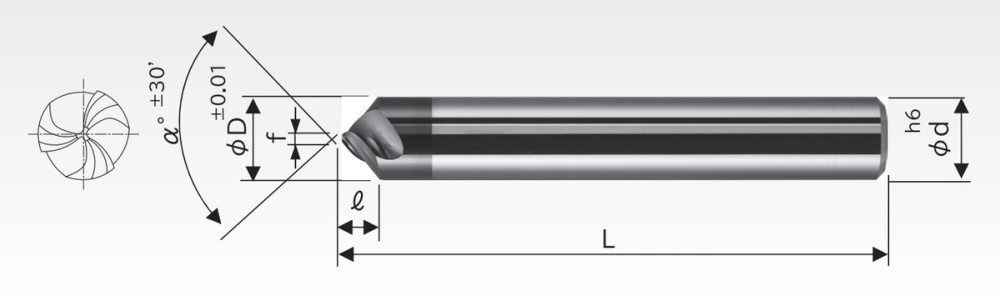 Carbide Helical Countersinks HCS3A