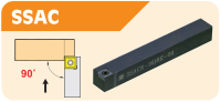 External turning holders for SC.. (SCMT) inserts