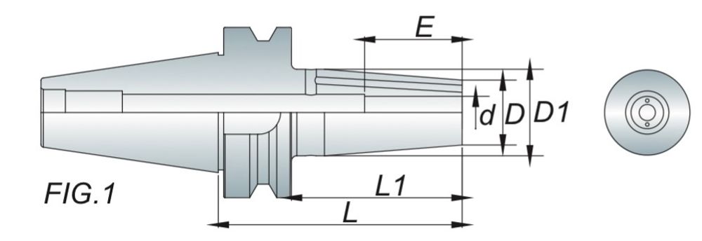 Annway ASR Shrink Chuck 4.5° 4.5° Fig. 1 dimensions