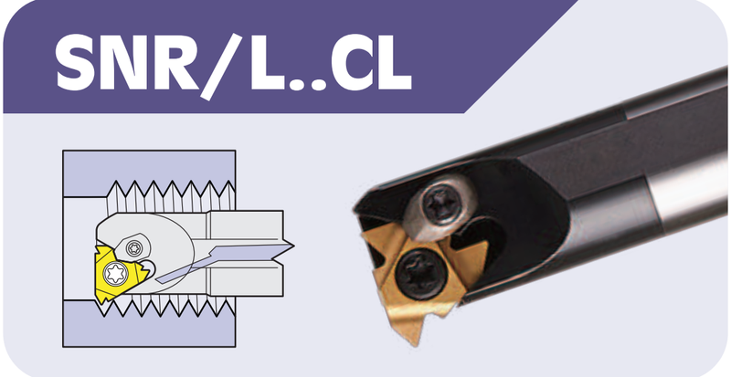 Shangin Indexable Threading Holders — Internal (SNR/L)