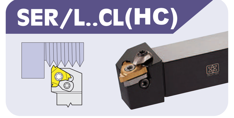 Shangin Indexable Threading Holders — External (SER/L, SKER/L, WTH, WT1)