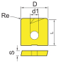 WPV Indexable Milling Insert