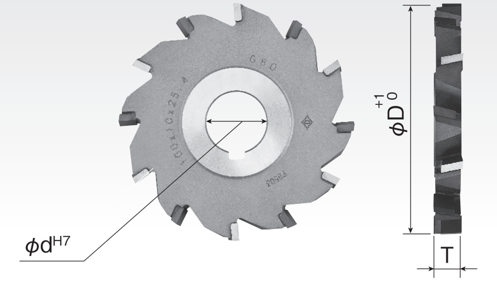 Brazed Staggered Side Milling Cutters BSSG