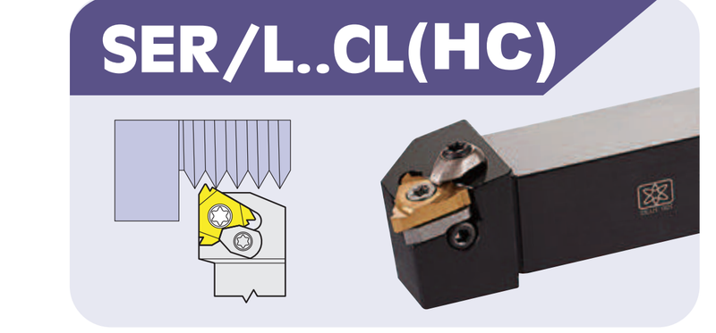 Shangin Indexable Threading Holders — External (SER/L, SKER/L, WTH, WT1)