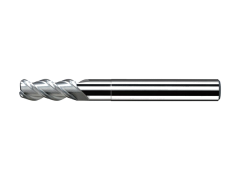 Aluminum Long-Neck Corner-Radius End Mills (3F)