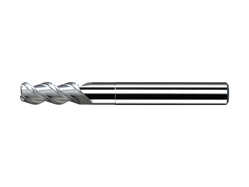 Aluminum Long-Neck Corner-Radius End Mills (3F)