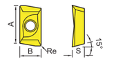 JDMT Indexable Milling Insert
