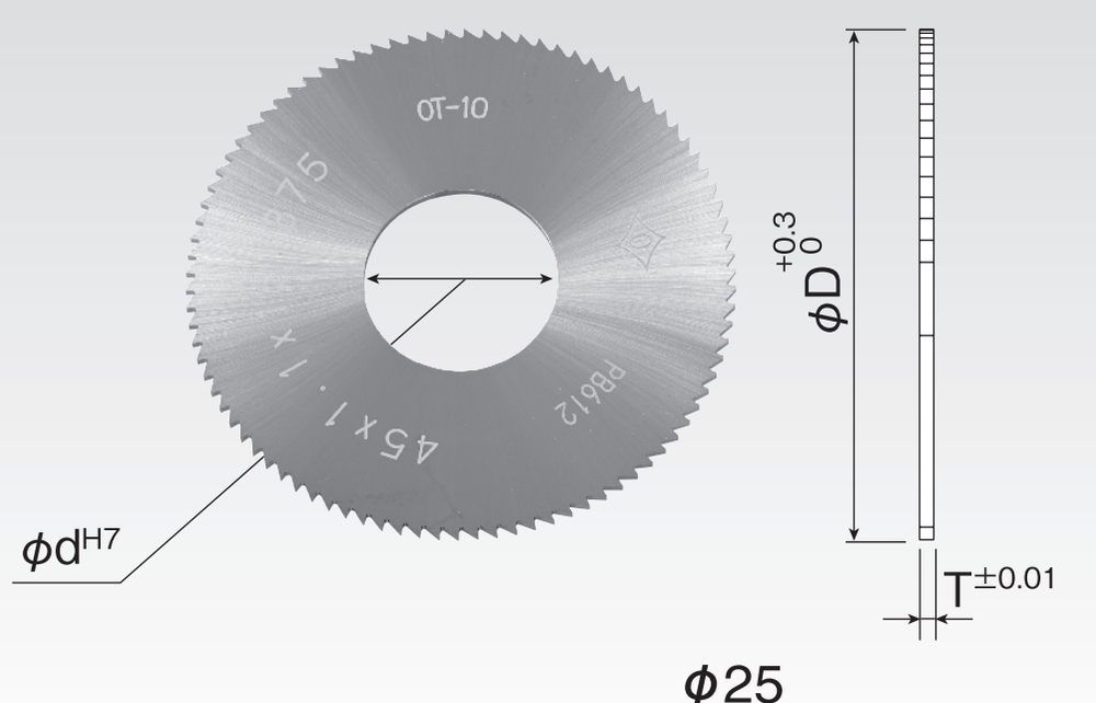 Carbide Screw Slotting Cutters SSF