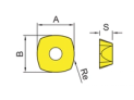 SD Indexable Milling Insert