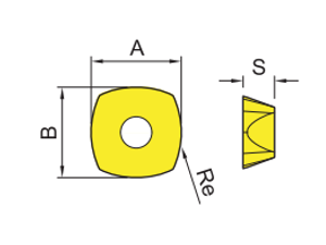 SD Indexable Milling Insert