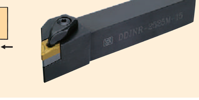 External turning holders for DN.. (DNMG) inserts