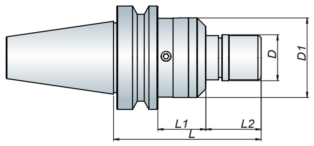 QSK Zero Adjustable Precision Holder reference diagram