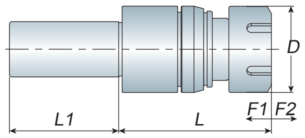 TER Tension & Compression Tap Holder C Straight Shank