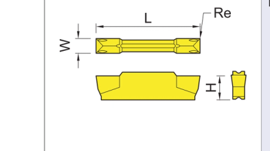 Turning Insert real product photo