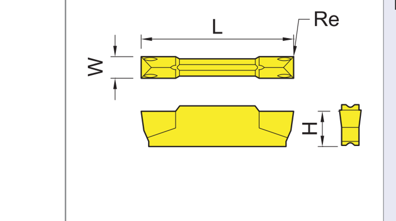 MGMN Grooving Insert