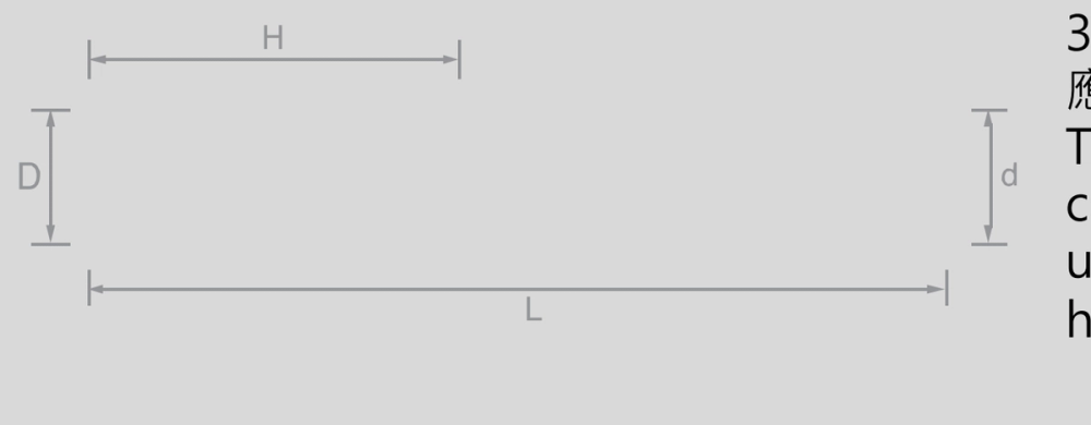 Concox WLAV Square End Mill dimension diagram