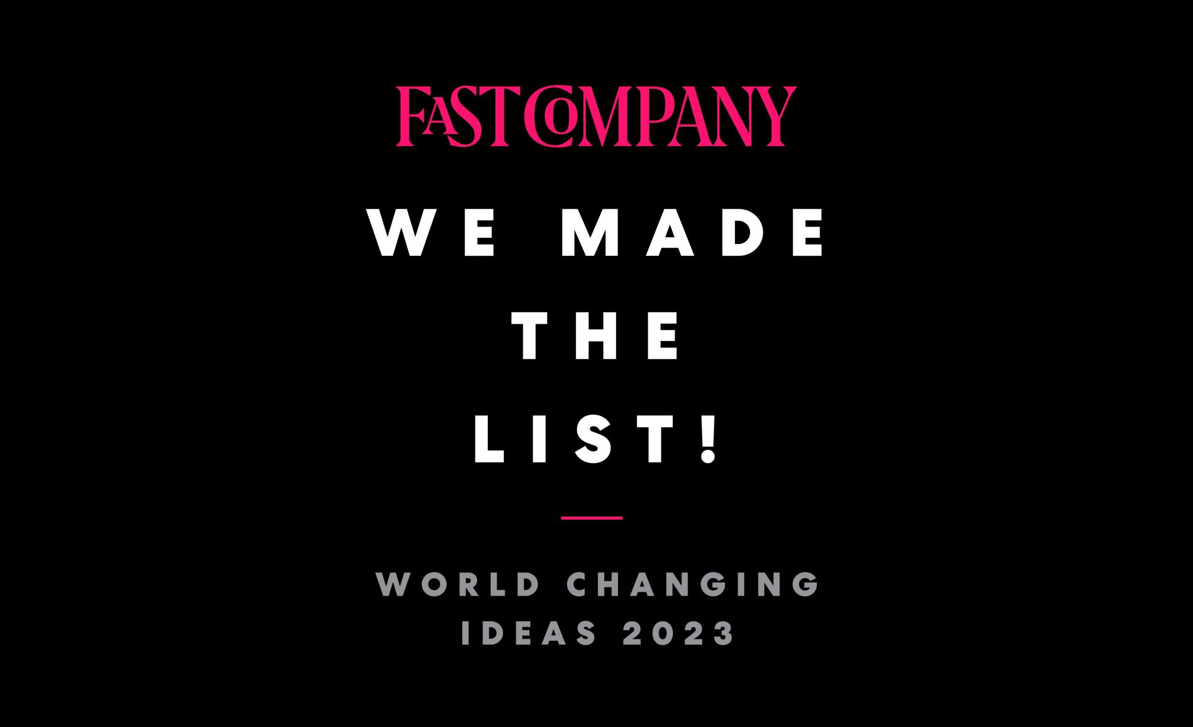 We made the list Fast Company with our warehouse automation solution Pio