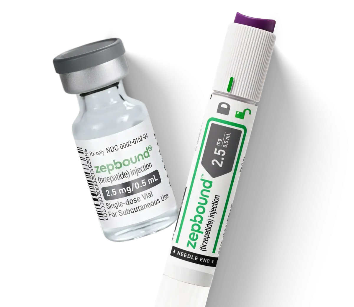 Zepbound vial and injection pen