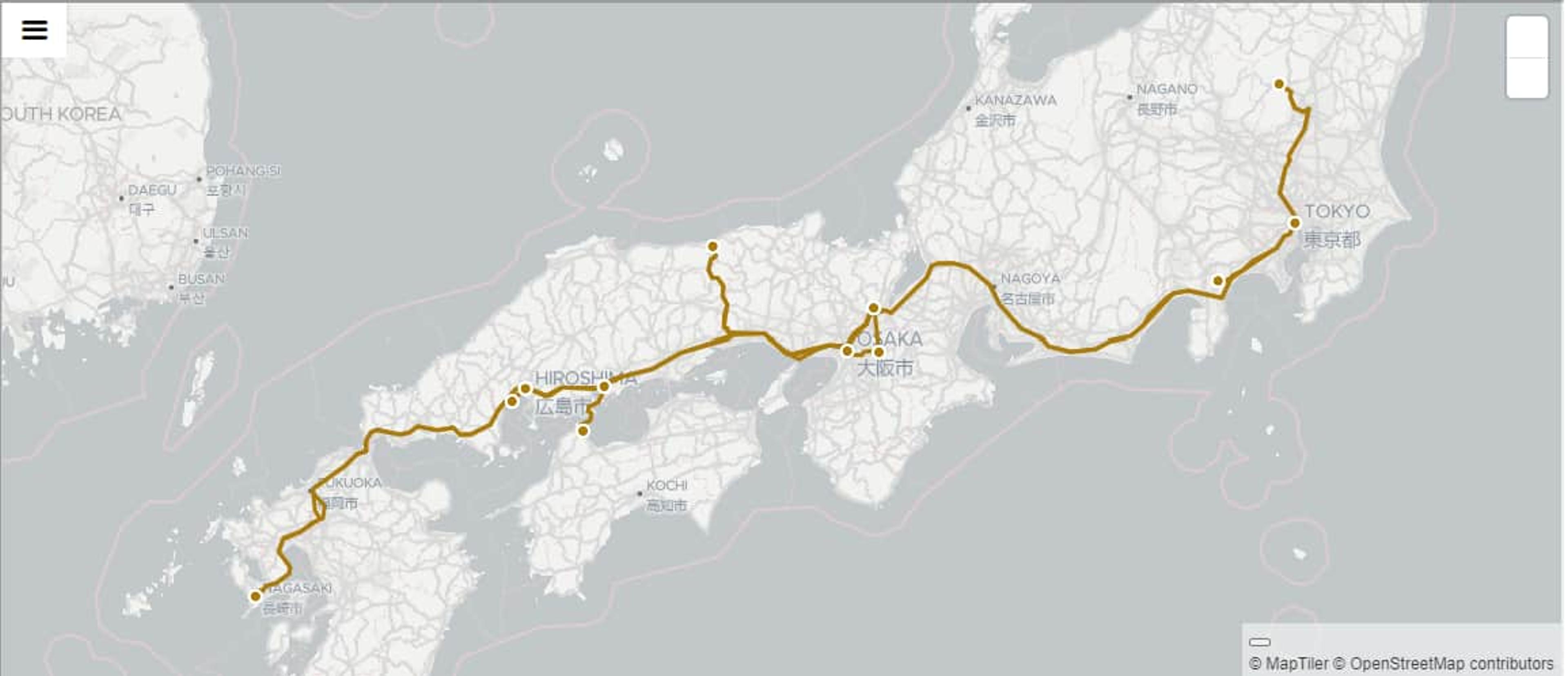 travel map placeholder