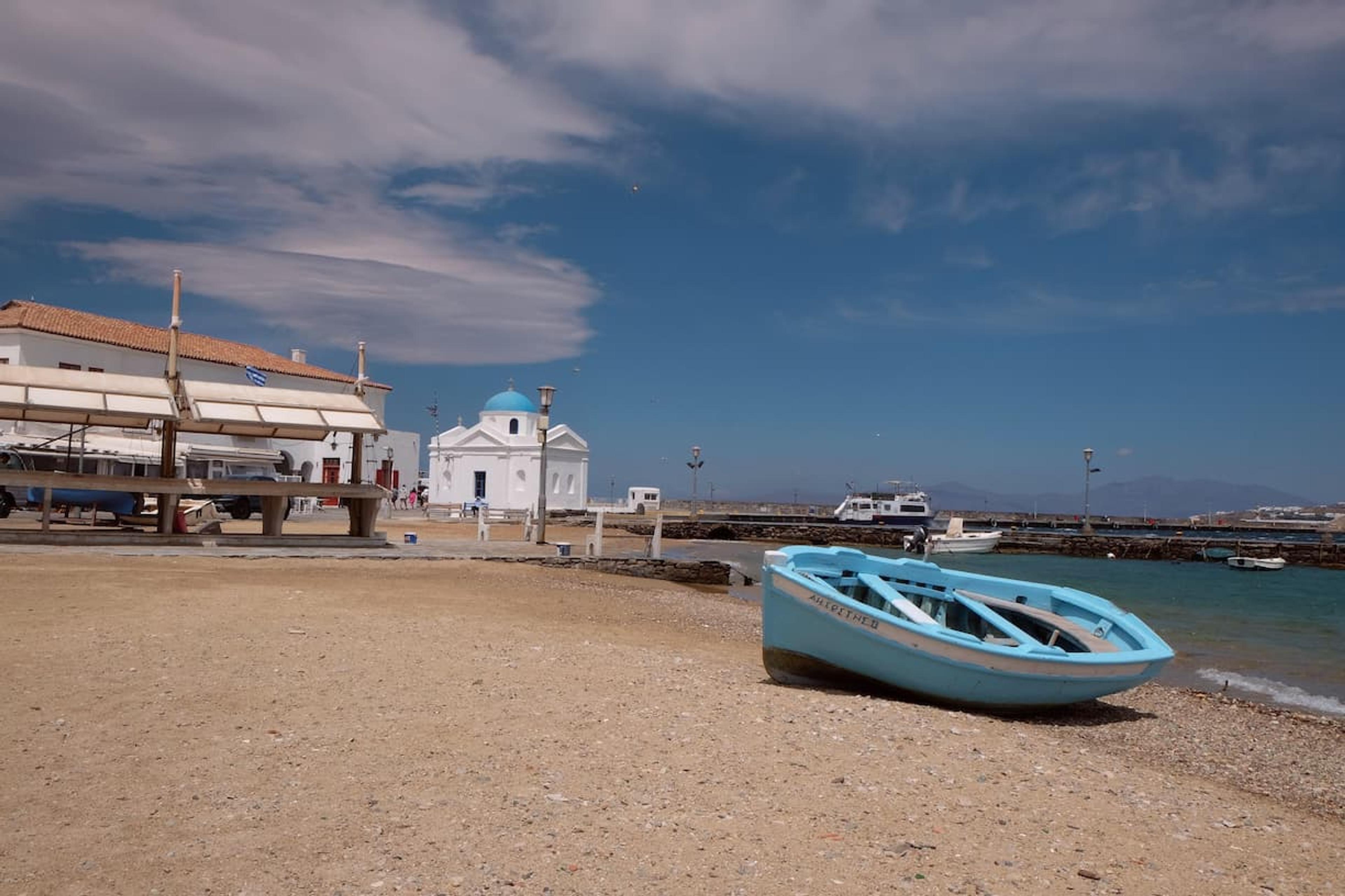 mykonos harbour
