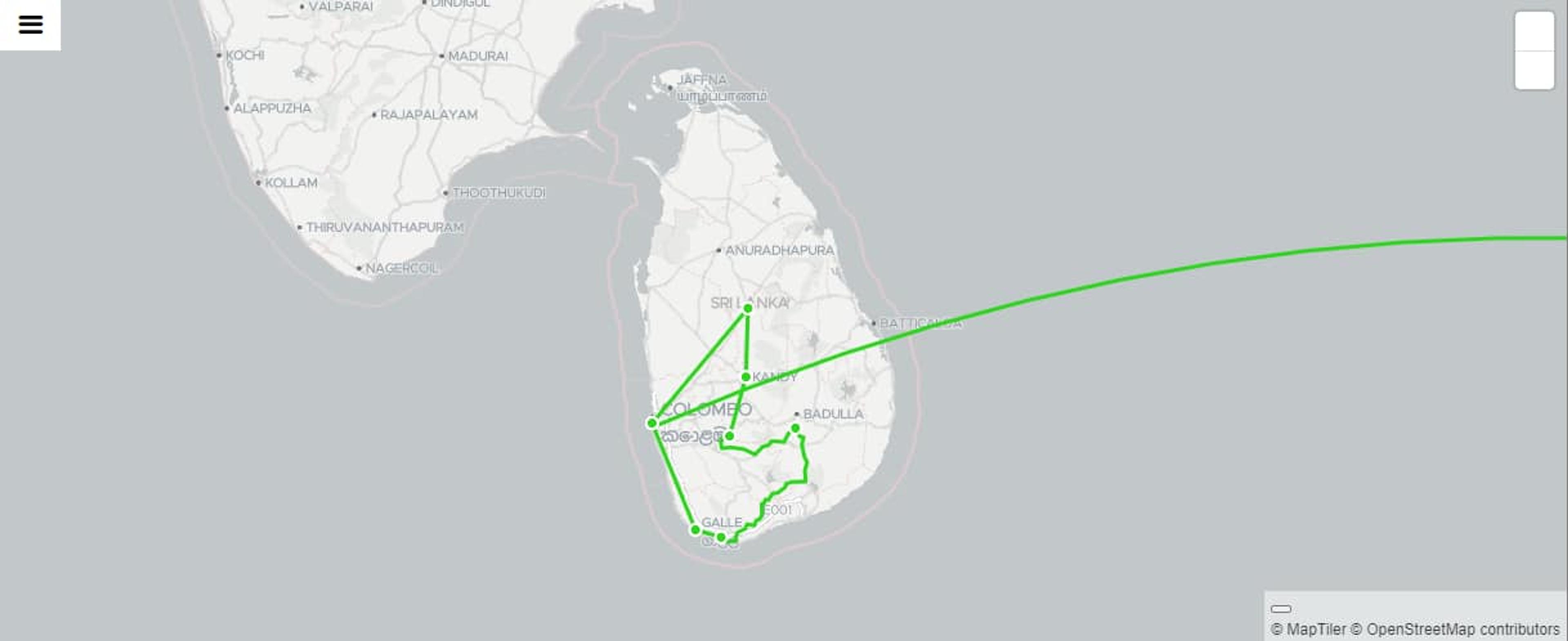 travel map placeholder