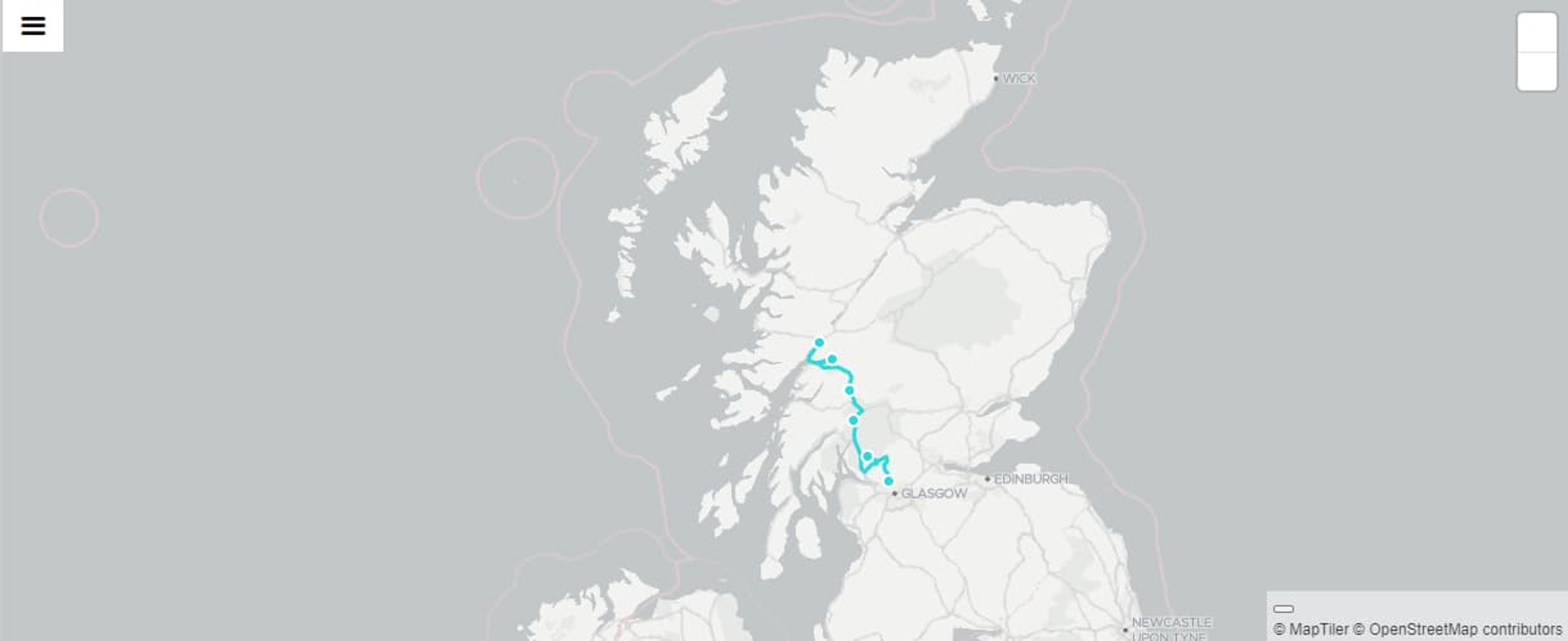 travel map placeholder