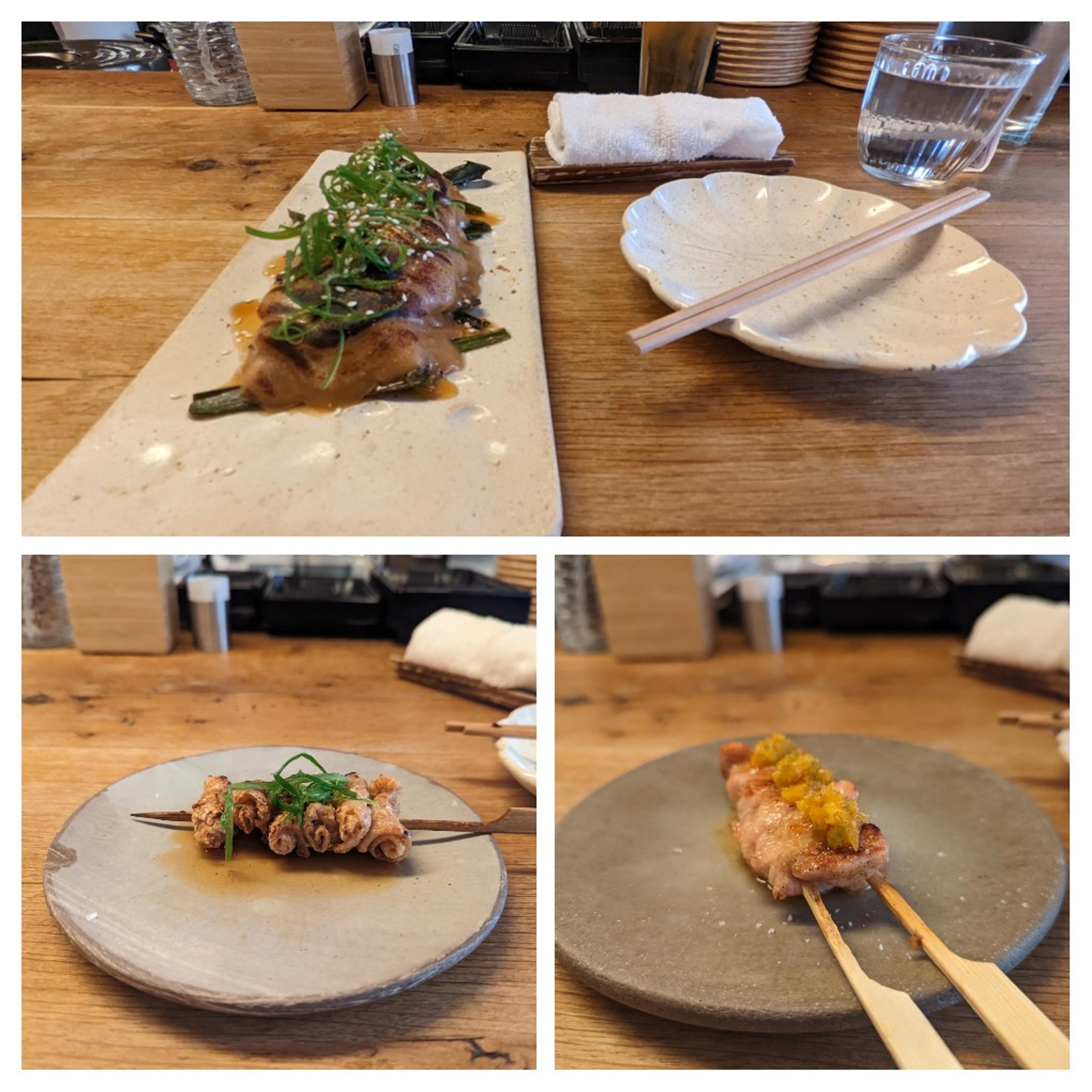 tapas style lunch at Birdman Japanese grill