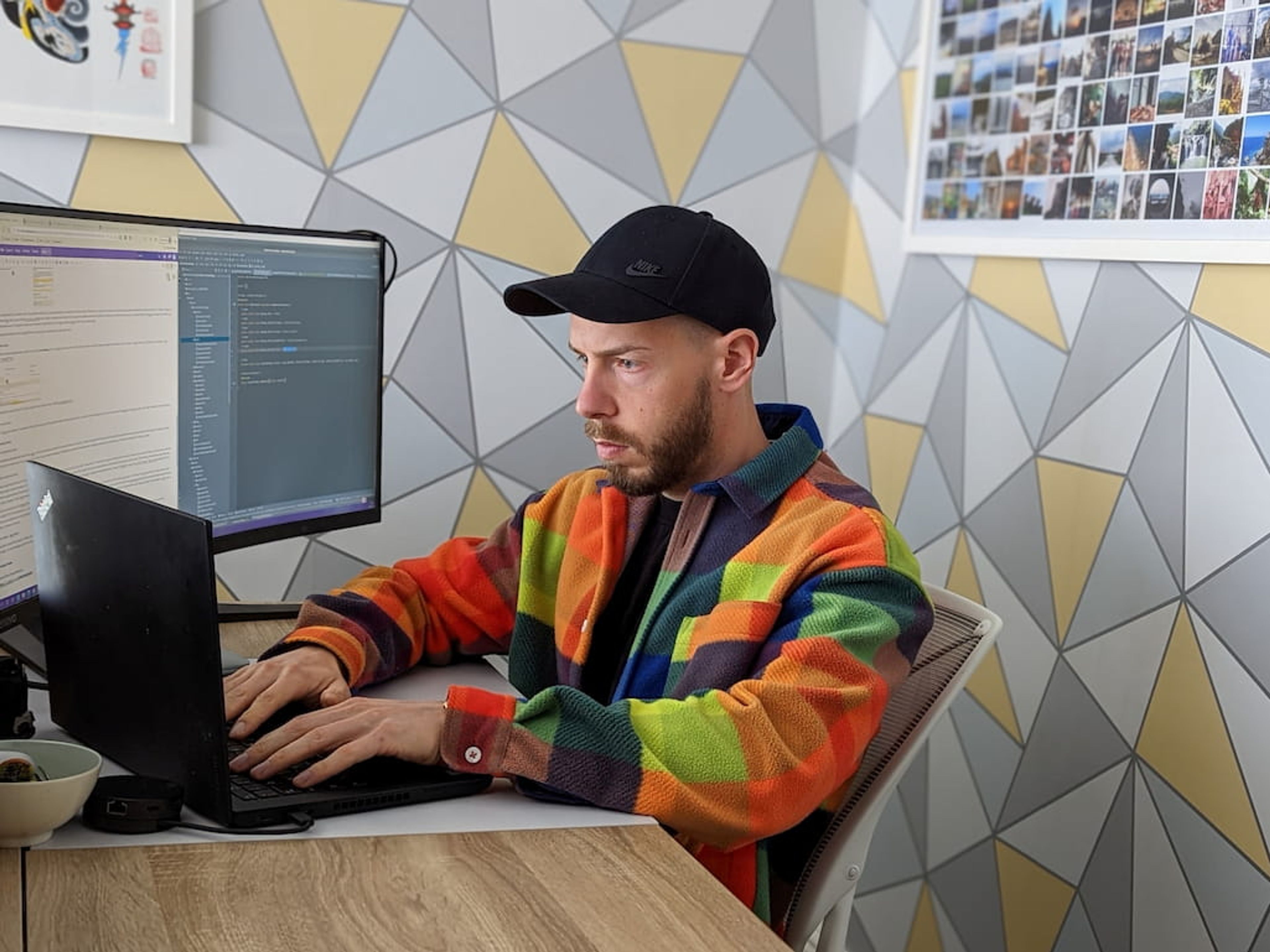 working for home